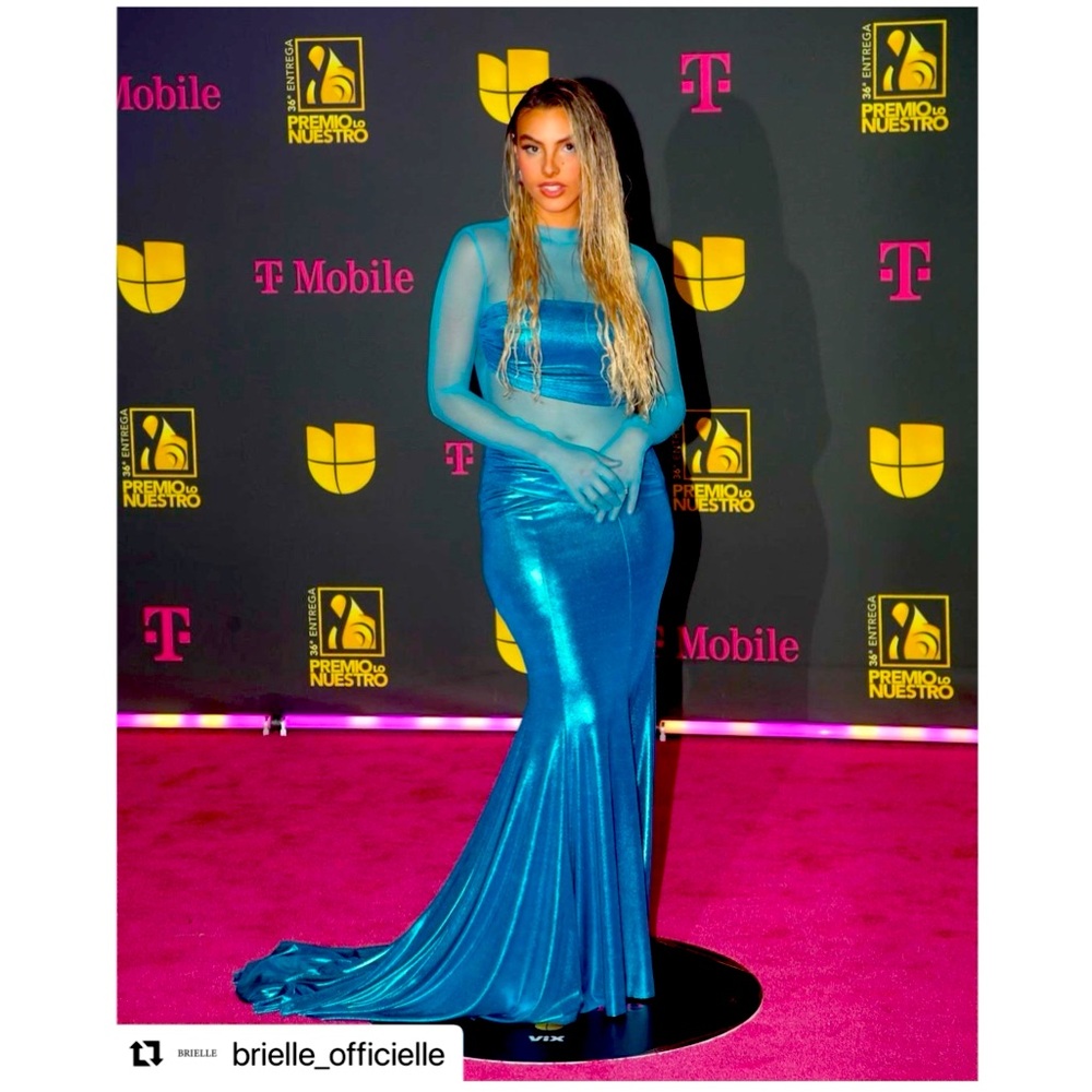 Brielle Officielle Enchanting Hearts Mermaid Skirt & Top